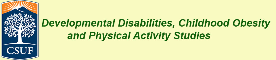Developmental Disability, Obesity, and Physical Activity Studies